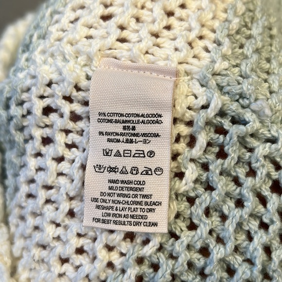 Free People Loose Fitting Crocheted Sweater - Picture 9 of 9